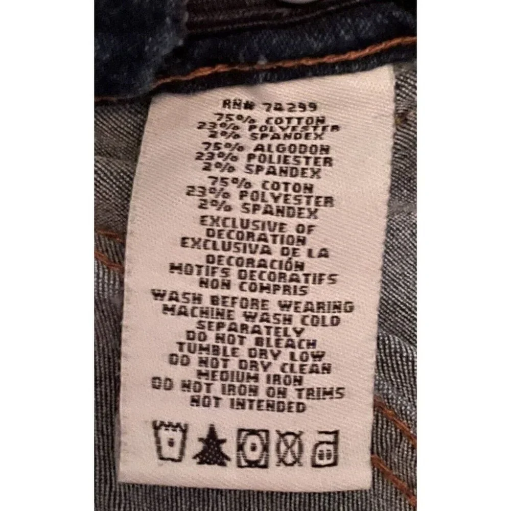 DKNY Boys Blue Skinny Jeans Size 4 with Pockets